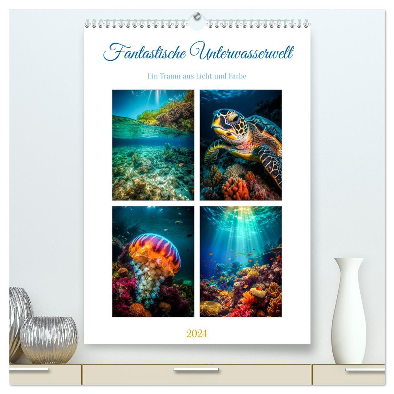 Cover: 9783675621022 | Fantastische Unterwasserwelt (hochwertiger Premium Wandkalender...