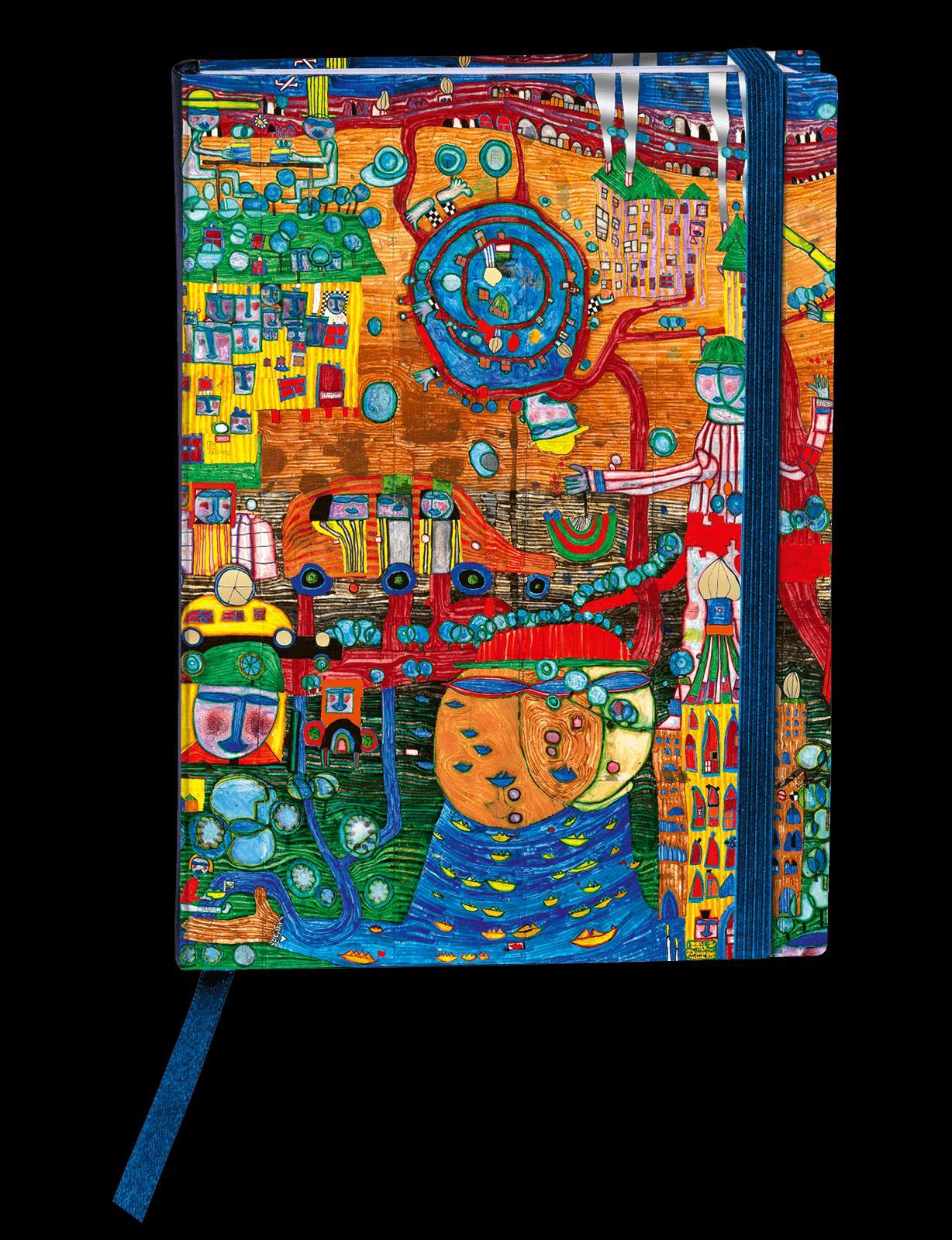 Cover: 9783910430204 | Hundertwasser Agenda 2025 | Tagesplaner | Wörner Verlag GmbH | Buch