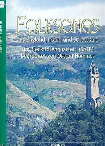 Cover: 9790204427970 | Folksongs aus England, Irland und Schottland, Blockflötenquartett...