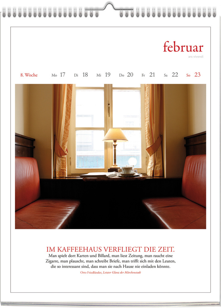 Bild: 9783747205679 | Literarischer Café - Kalender 2025 | Wochenkalender | Kalender | 53 S.