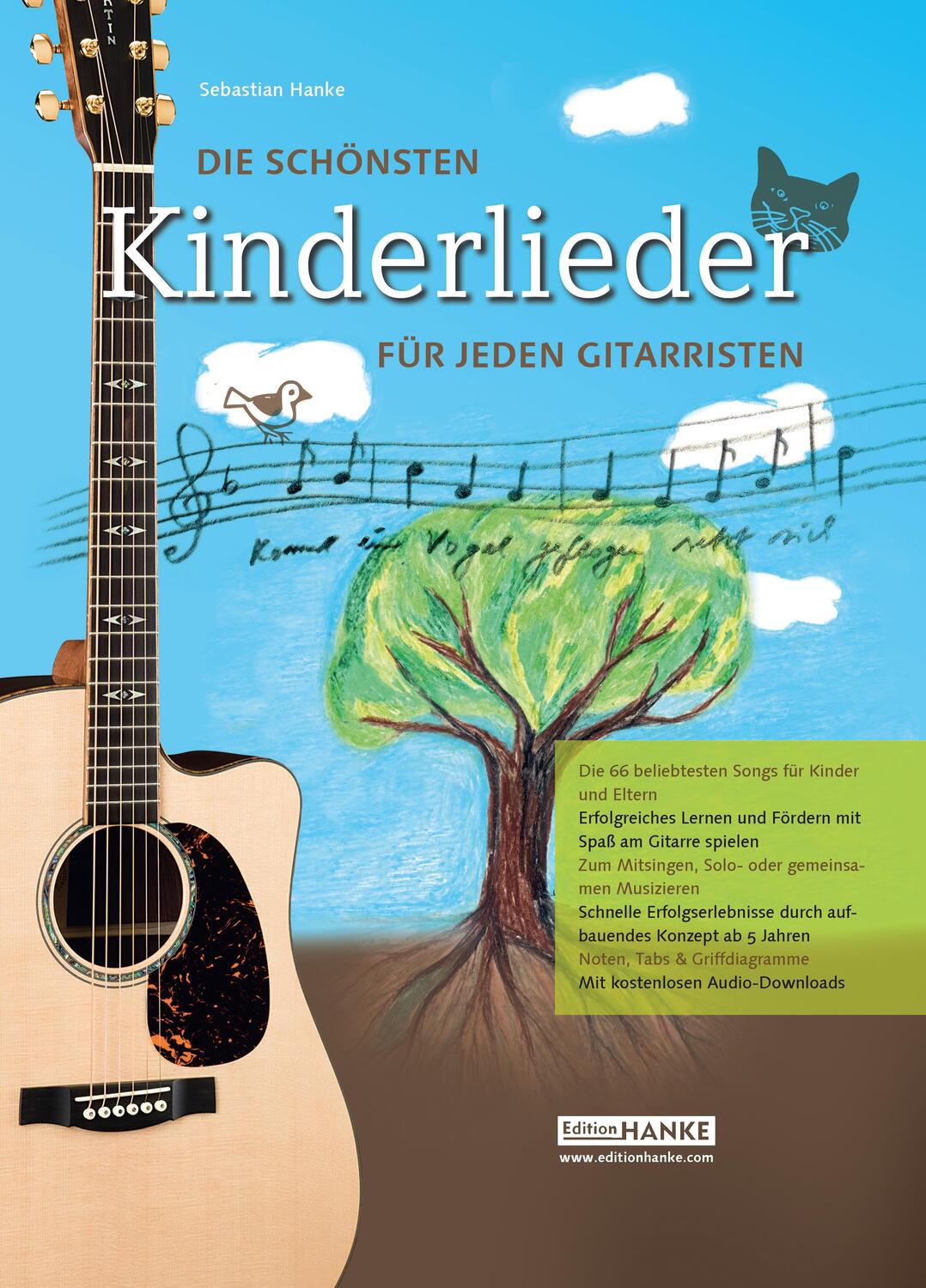 Cover: 9783981482041 | Die schönsten Kinderlieder für jeden Gitarristen | Sebastian Hanke
