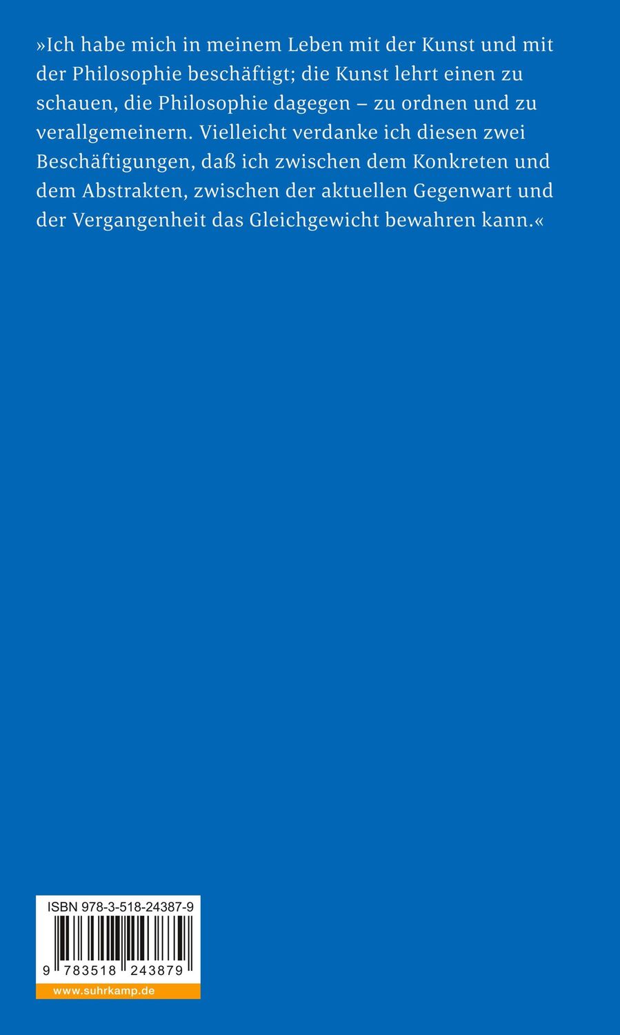 Rückseite: 9783518243879 | Geschichte der sechs Begriffe | W¿adys¿aw Tatarkiewicz | Taschenbuch