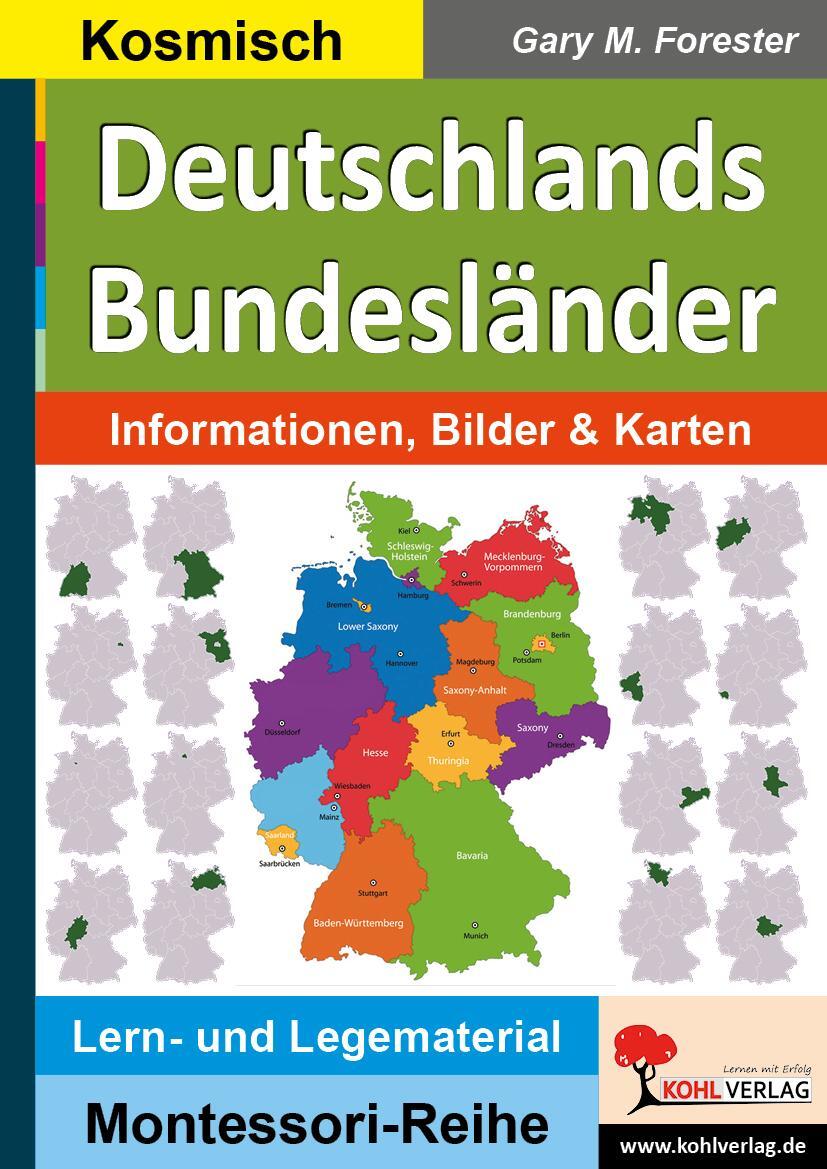 Cover: 9783956867934 | Deutschlands Bundesländer | Informationen, Bilder &amp; Karten | Forester