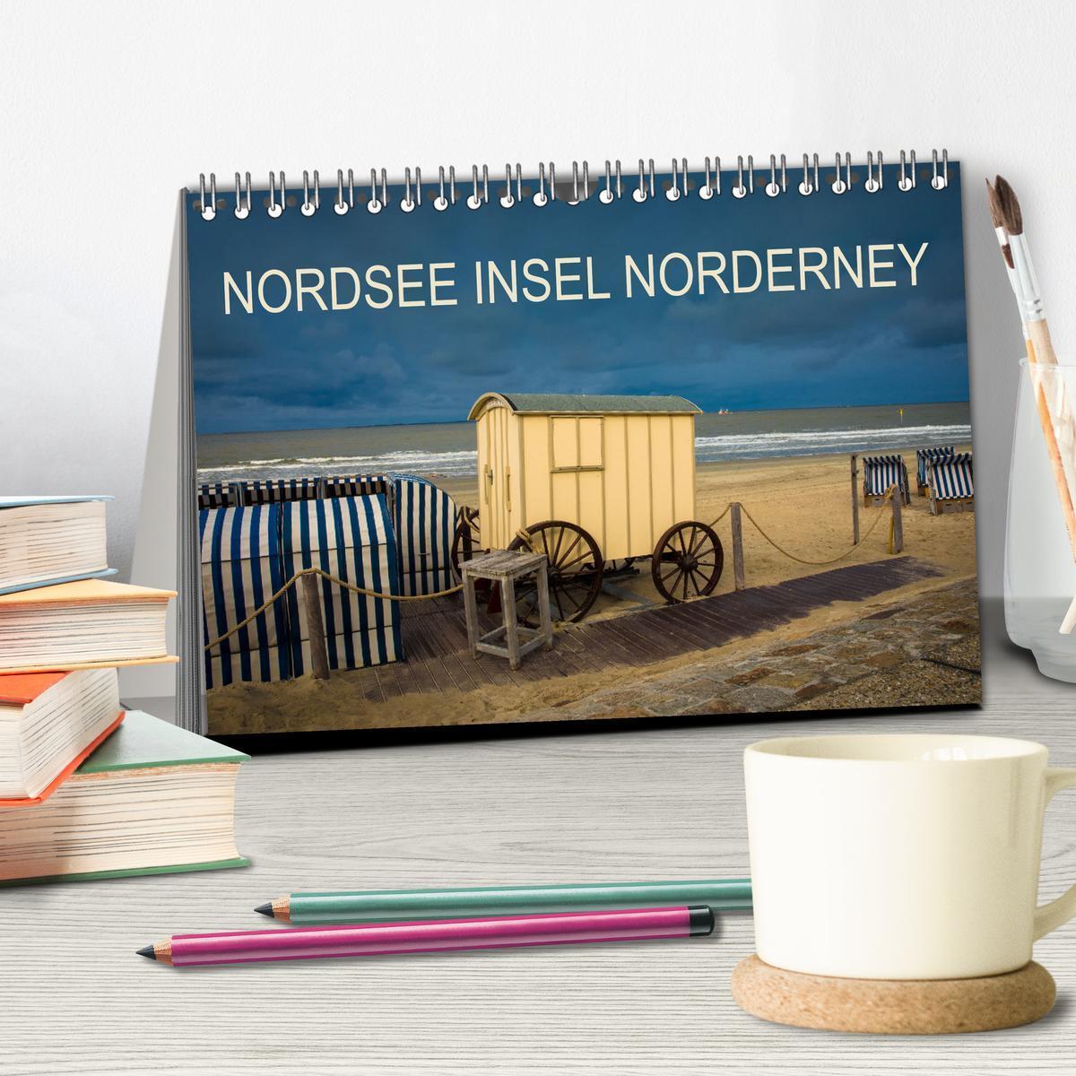 Bild: 9783435028443 | Nordsee Insel Norderney (Tischkalender 2025 DIN A5 quer), CALVENDO...