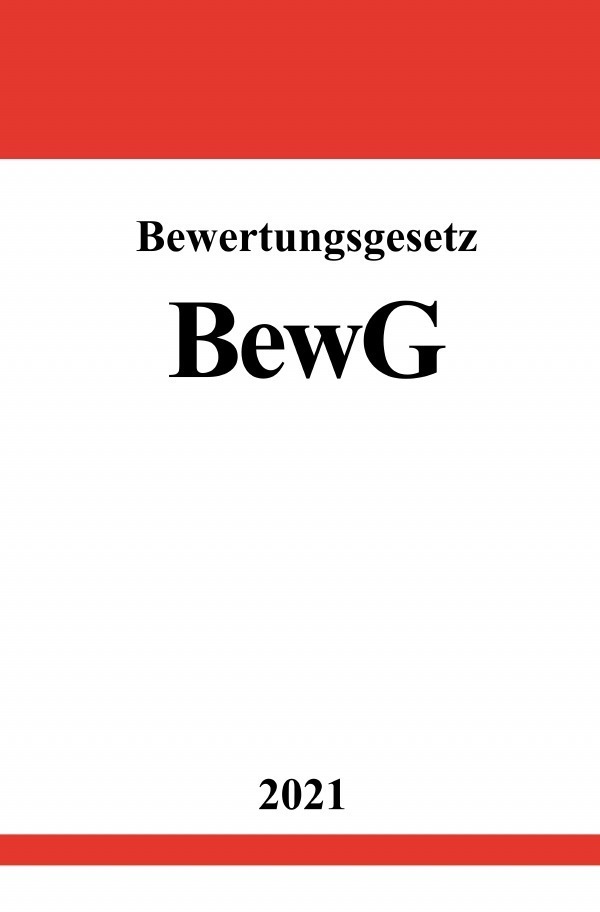 Cover: 9783754913161 | Bewertungsgesetz (BewG) | DE | Ronny Studier | Taschenbuch | Deutsch