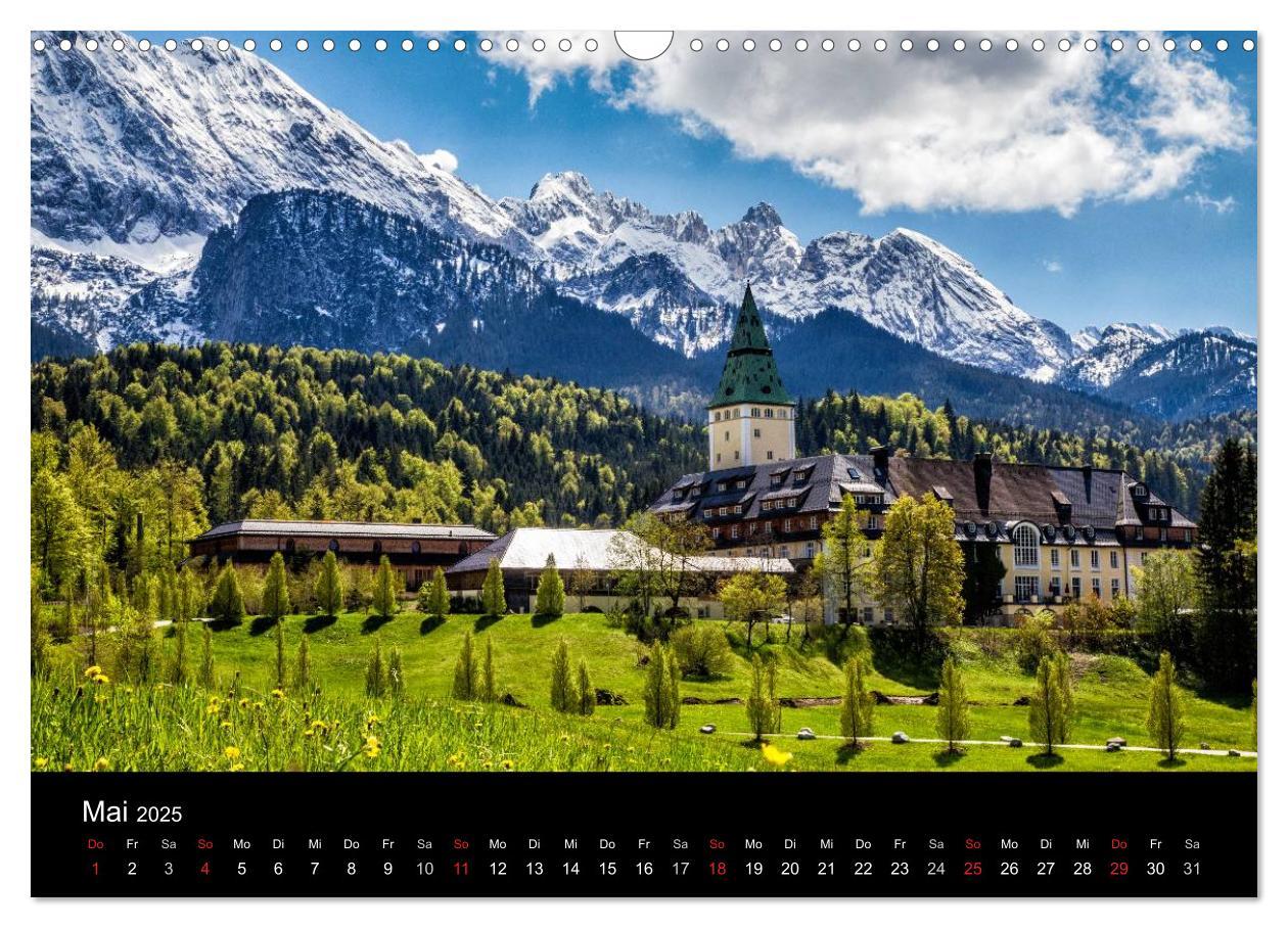 Bild: 9783435611836 | Bergblicke - Elmau (Wandkalender 2025 DIN A3 quer), CALVENDO...