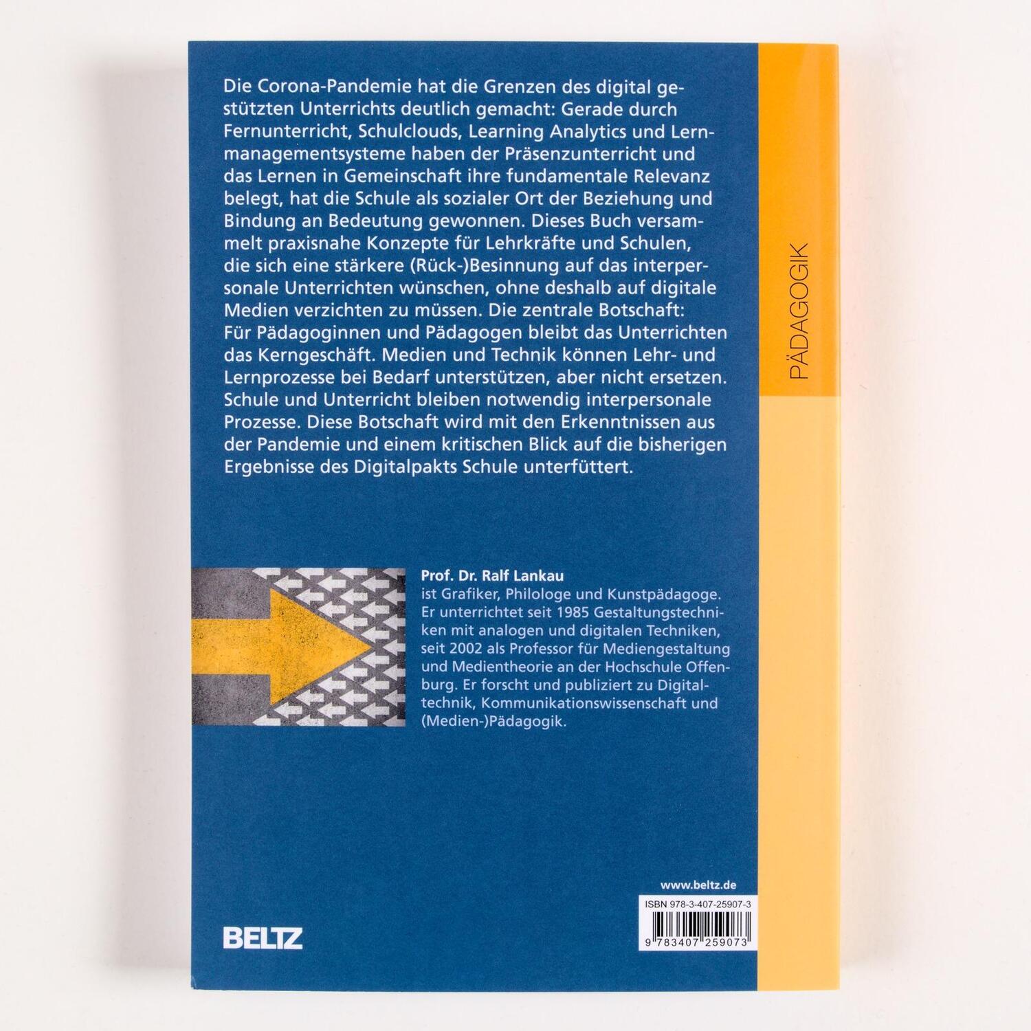 Rückseite: 9783407259073 | Die pädagogische Wende | Ralf Lankau | Taschenbuch | 353 S. | Deutsch