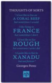 Cover: 9781907903007 | Thoughts of Sorts | Introduced by Margaret Drabble | Georges Perec