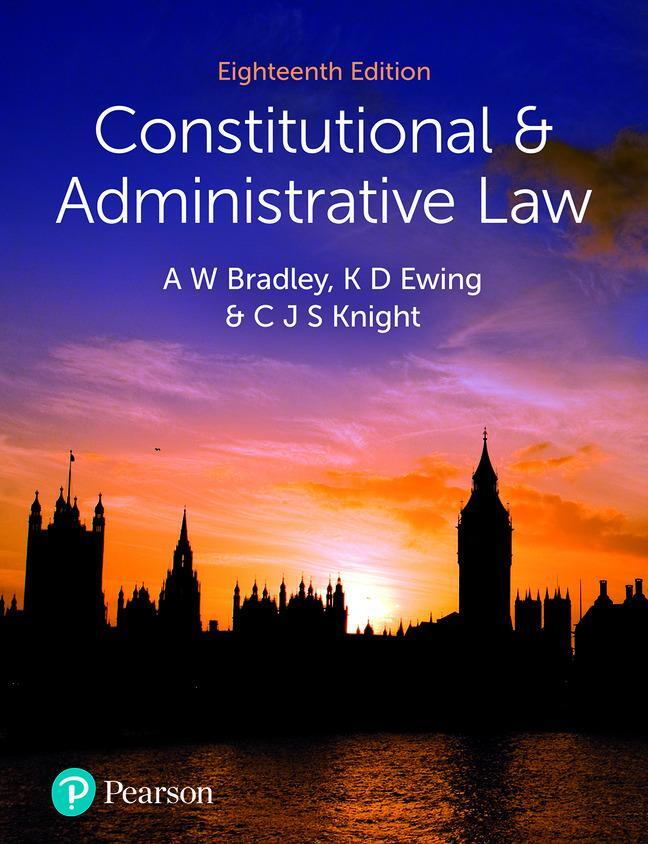 Cover: 9781292402772 | Constitutional and Administrative Law | A. Bradley (u. a.) | Buch