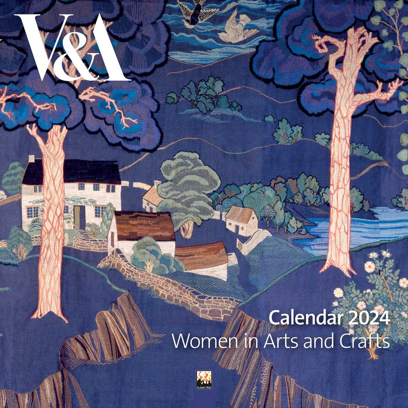 Cover: 9781804174227 | V&amp;a: Women in Arts and Crafts Wall Calendar 2024 (Art Calendar) | 2024