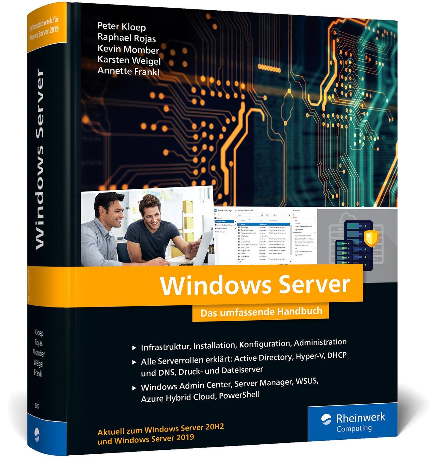 Cover: 9783836283670 | Windows Server | Peter Kloep (u. a.) | Buch | Rheinwerk Computing