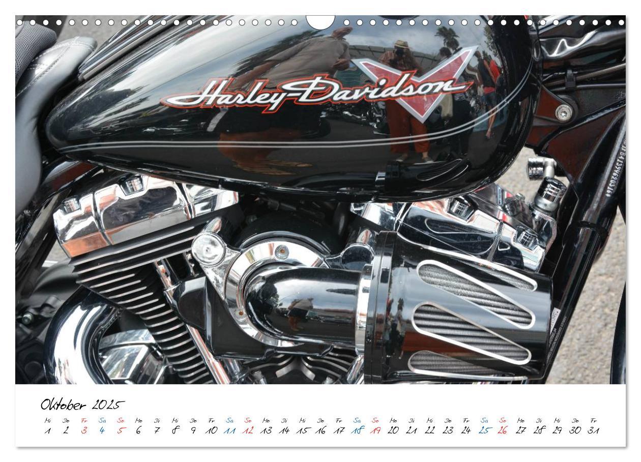 Bild: 9783435502004 | Harley Davidson - Details einer Legende (Wandkalender 2025 DIN A3...