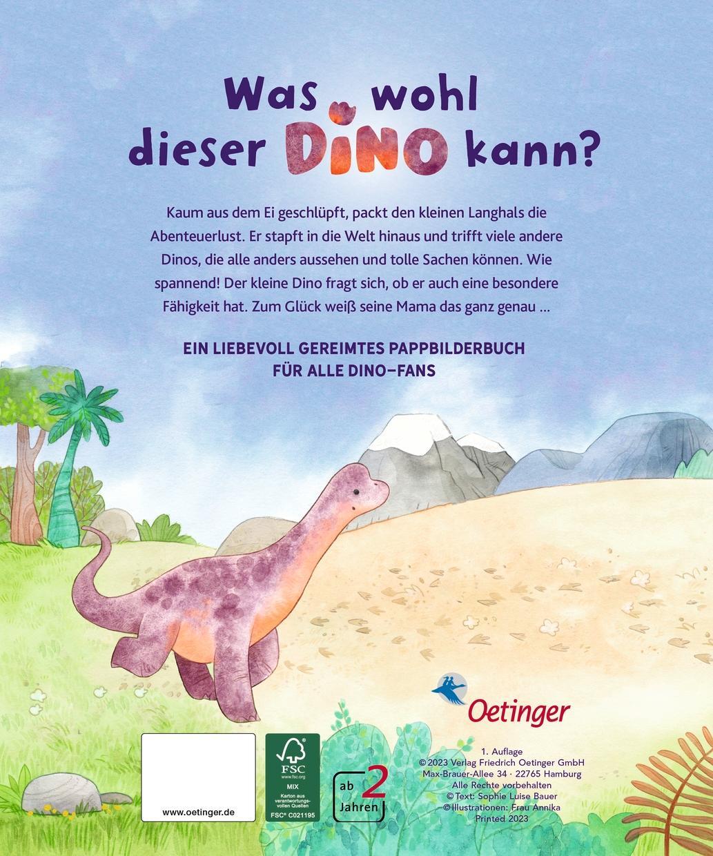 Rückseite: 9783751201742 | Ein Dino auf Entdeckungsreise | Sophie Luise Bauer | Buch | 16 S.