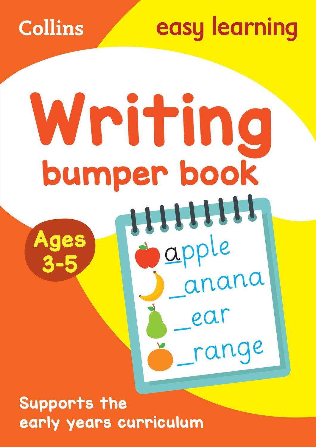 Cover: 9780008275419 | Writing Bumper Book Ages 3-5 | Ideal for Home Learning | Learning