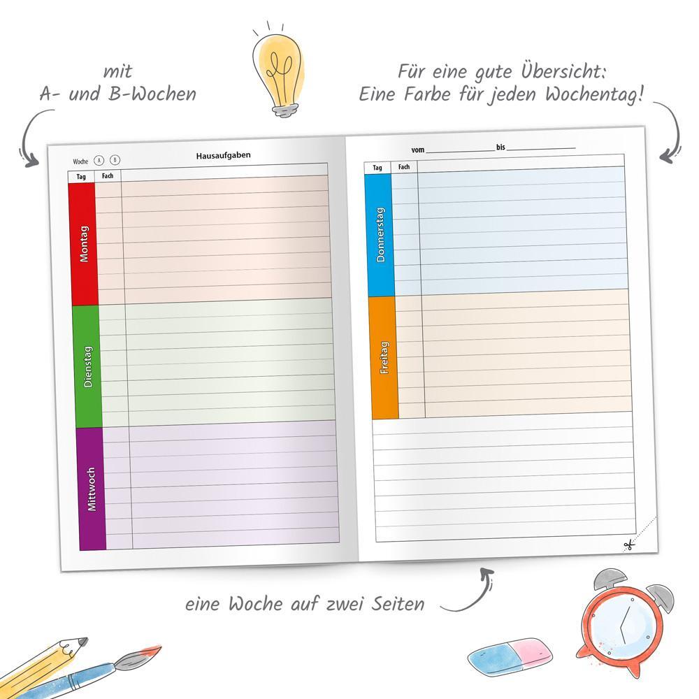 Bild: 4251901508188 | Trötsch Hausaufgabenheft Grundschule Eule | KG | Taschenbuch | 96 S.