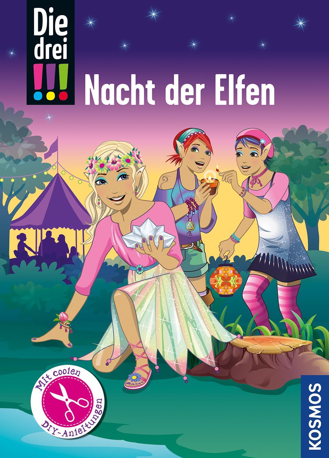 Cover: 9783440170663 | Die drei !!!, Nacht der Elfen (drei Ausrufezeichen) | Mira Sol | Buch