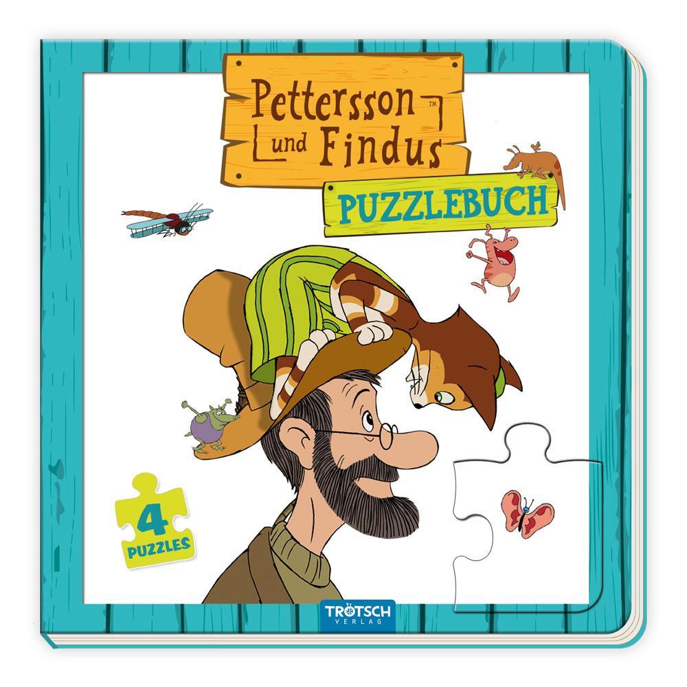 Cover: 9783965528390 | Trötsch Pettersson und Findus Pappenbuch Puzzlebuch | Trötsch Verlag