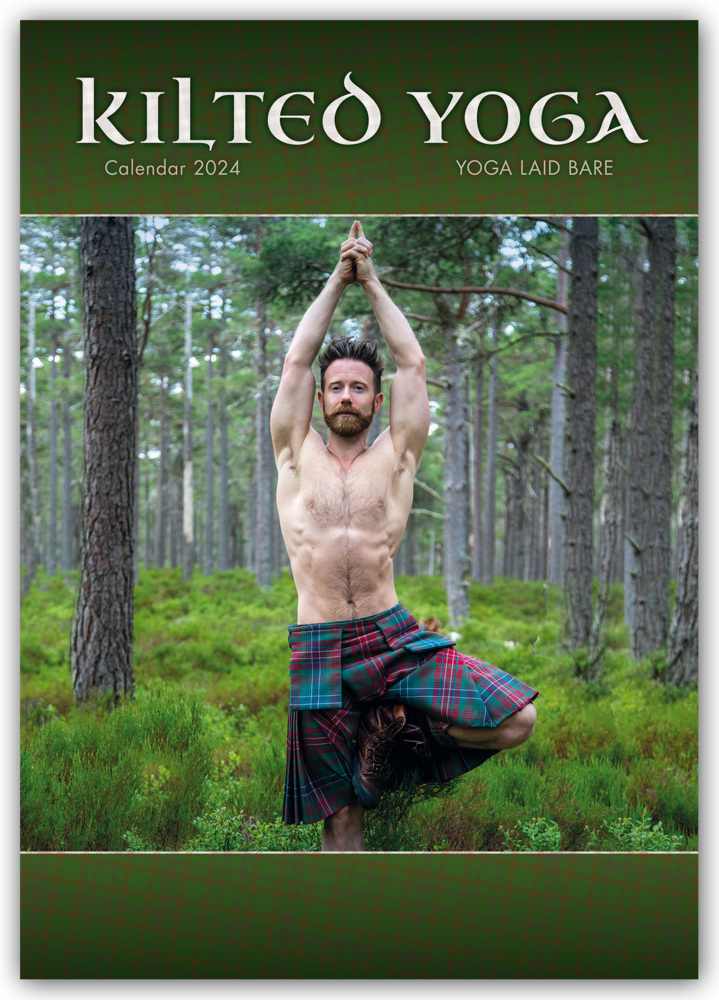 Cover: 9781529833812 | Kilted Yoga 2024 - A3-Posterkalender | Carousel | Kalender | 14 S.