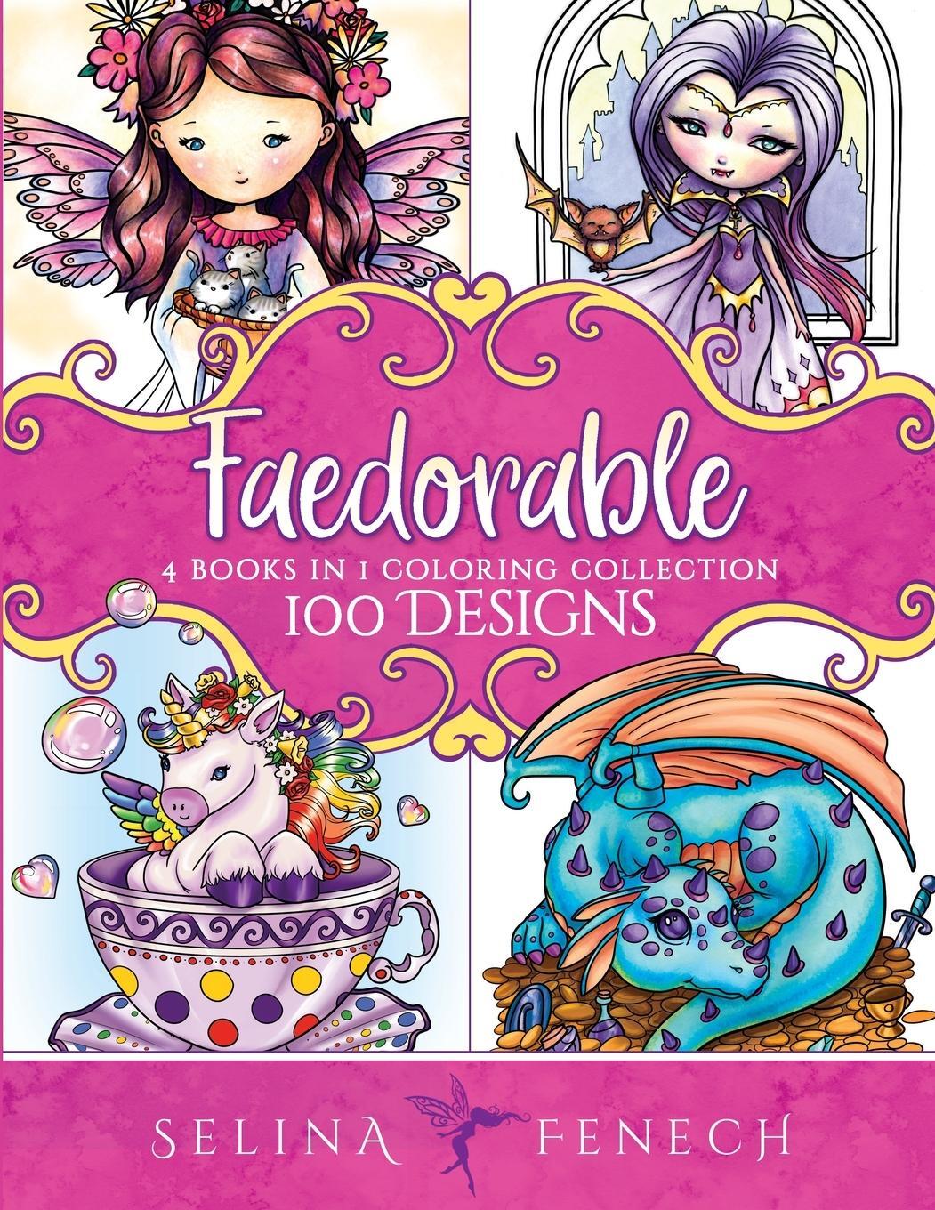 Cover: 9780648708018 | Faedorables Coloring Collection | 100 Designs | Selina Fenech | Buch