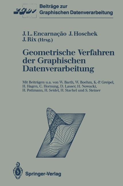 Cover: 9783540530114 | Geometrische Verfahren der Graphischen Datenverarbeitung | Taschenbuch