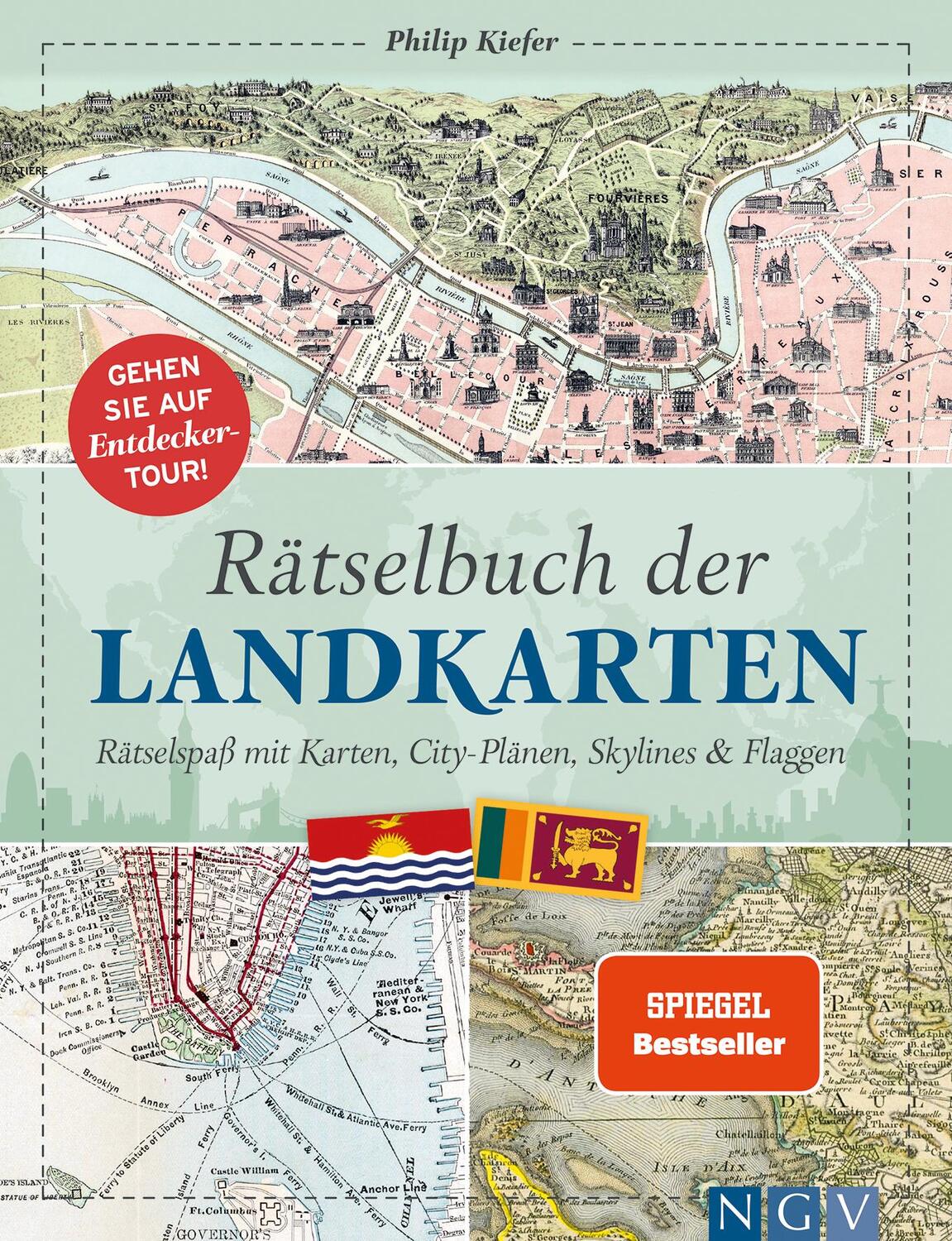 Cover: 9783625189916 | Rätselbuch der Landkarten | Philip Kiefer | Buch | Logikrätsel | 2021