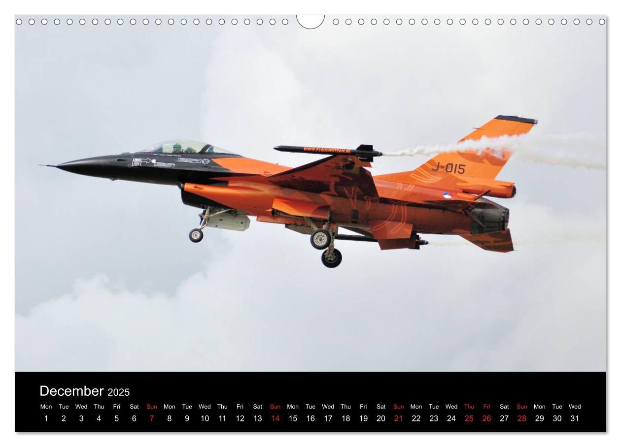 Bild: 9781325954186 | General Dynamics F-16 Fighting Falcon (Wall Calendar 2025 DIN A3...