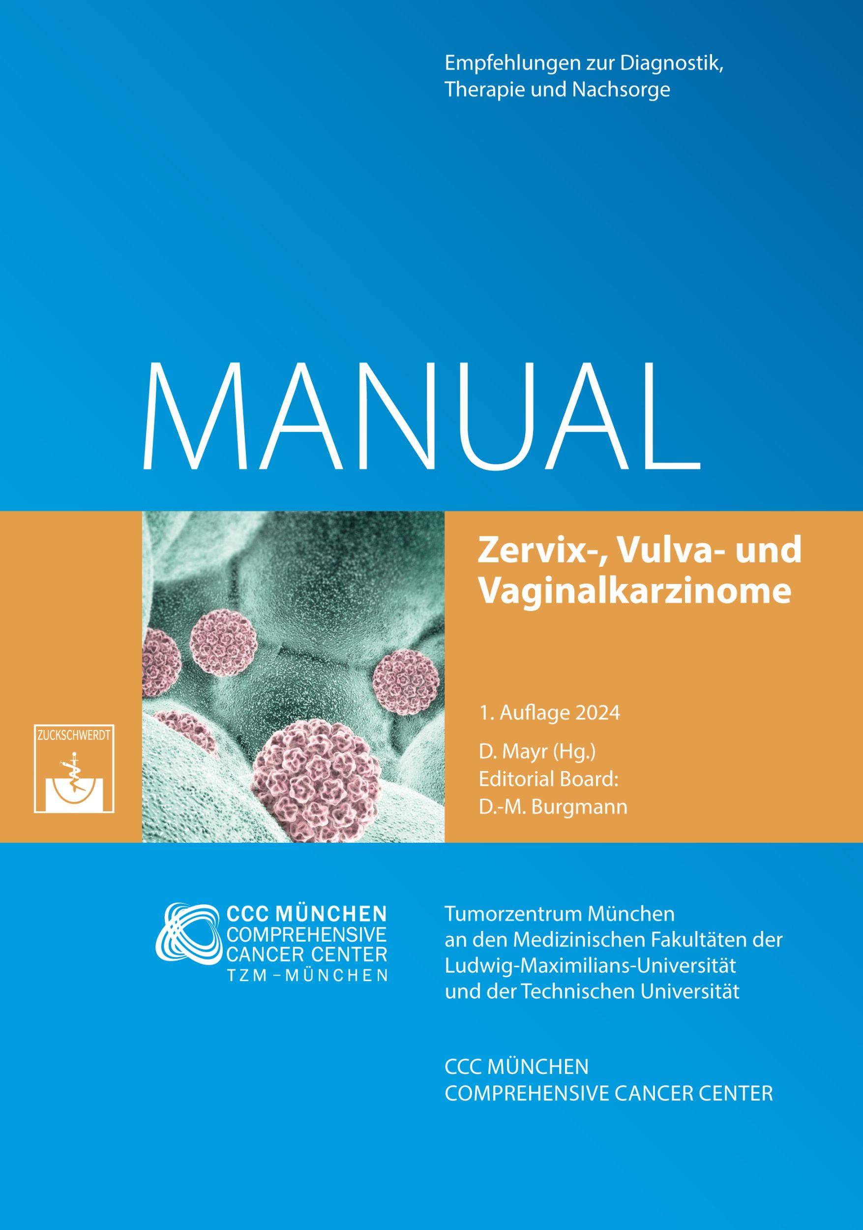 Cover: 9783863714161 | Manual Zervix-, Vulva- und Vaginalkarzinome | Taschenbuch | XII | 2024