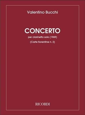 Cover: 9790041315317 | Concerto Per Clarinetto Solo | Valentino Bucchi | Partitur | 2023