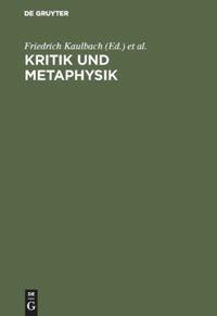 Cover: 9783111148397 | Kritik und Metaphysik | Joachim Ritter (u. a.) | Buch | Deutsch