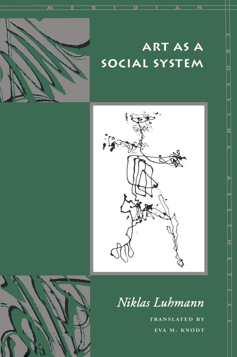 Cover: 9780804739078 | Art as a Social System | Niklas Luhmann | Taschenbuch | Englisch