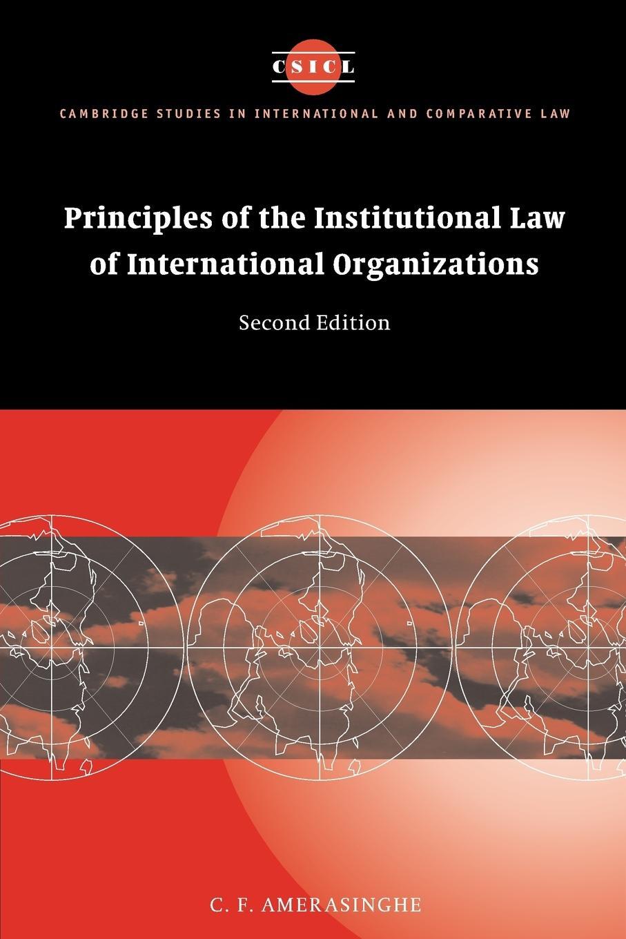 Cover: 9780521545570 | Principles of the Institutional Law of International Organizations