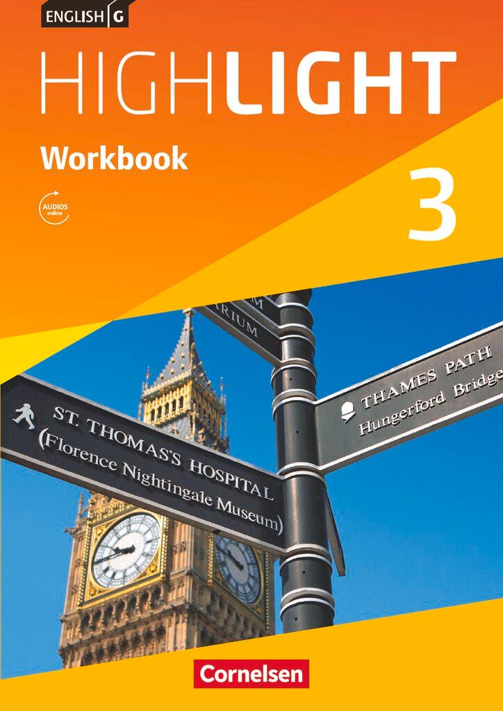 Cover: 9783060333103 | English G Highlight 03: 7. Schuljahr Hauptschule. Workbook mit...