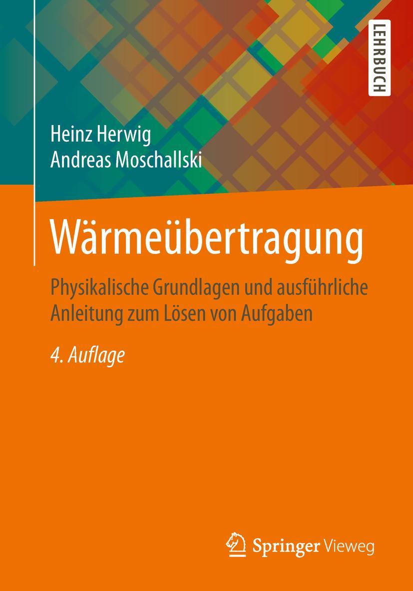 Cover: 9783658264000 | Wärmeübertragung | Andreas Moschallski (u. a.) | Taschenbuch | xxi