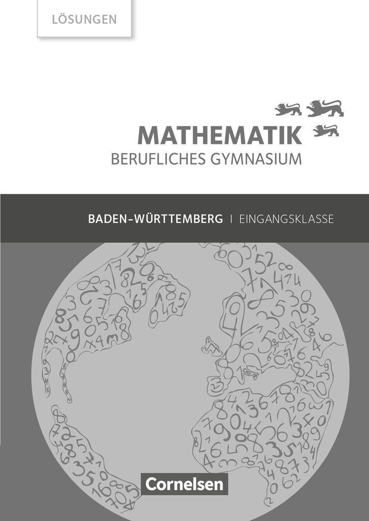 Cover: 9783064510692 | Mathematik Berufliches Gymnasium. Eingangsklasse Baden-Württemberg...