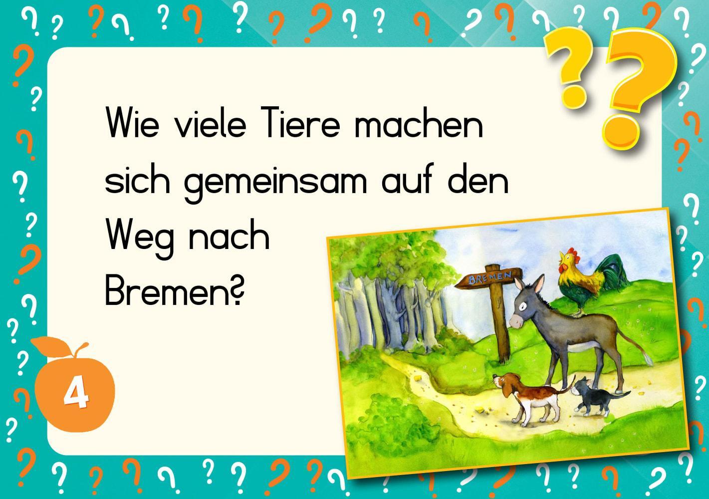 Bild: 4260694922224 | Lesen üben mit Bilderrätseln: Die Bremer Stadtmusikanten. 34...