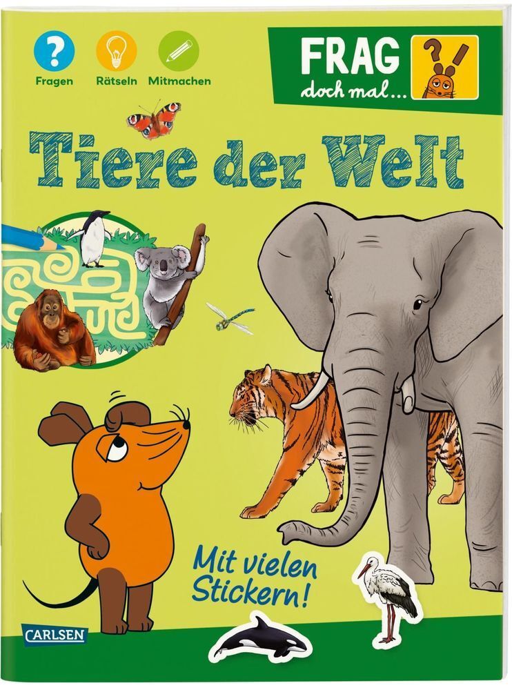 Cover: 9783551252715 | Frag doch mal ... die Maus: Tiere der Welt | Petra Klose | Taschenbuch