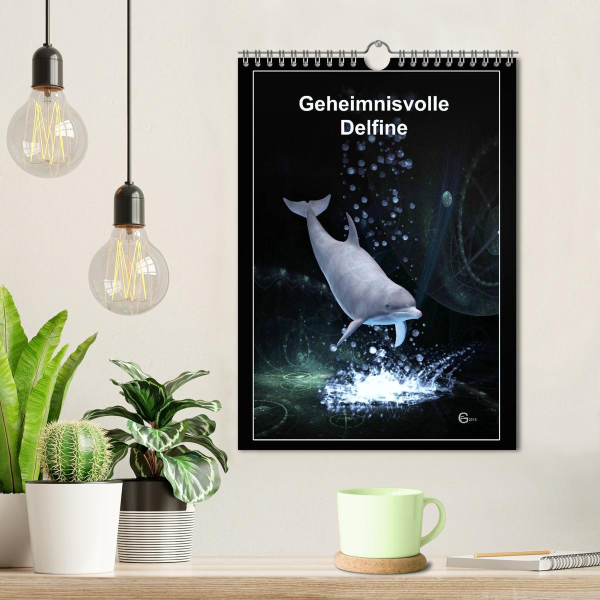 Bild: 9783457040829 | Geheimnisvolle Delfine (Wandkalender 2025 DIN A4 hoch), CALVENDO...