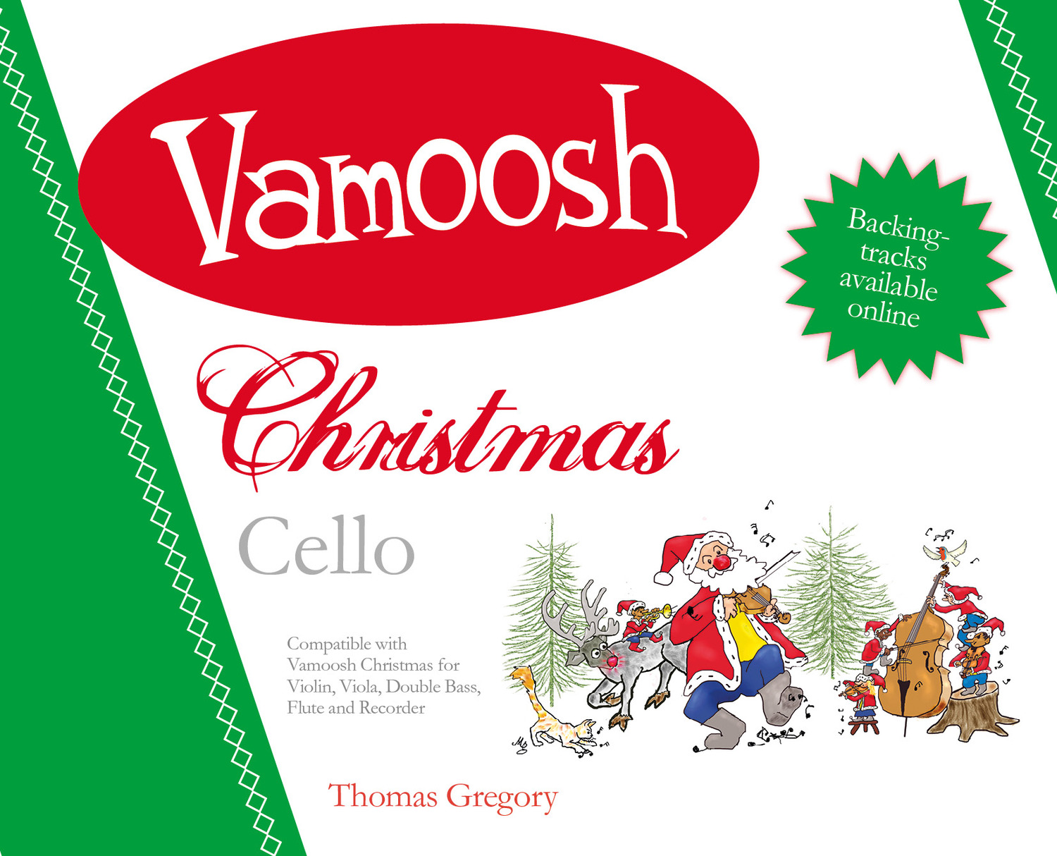 Cover: 9790708161127 | Vamoosh Christmas Cello | 2 Cello's | Thomas Gregory | Broschüre