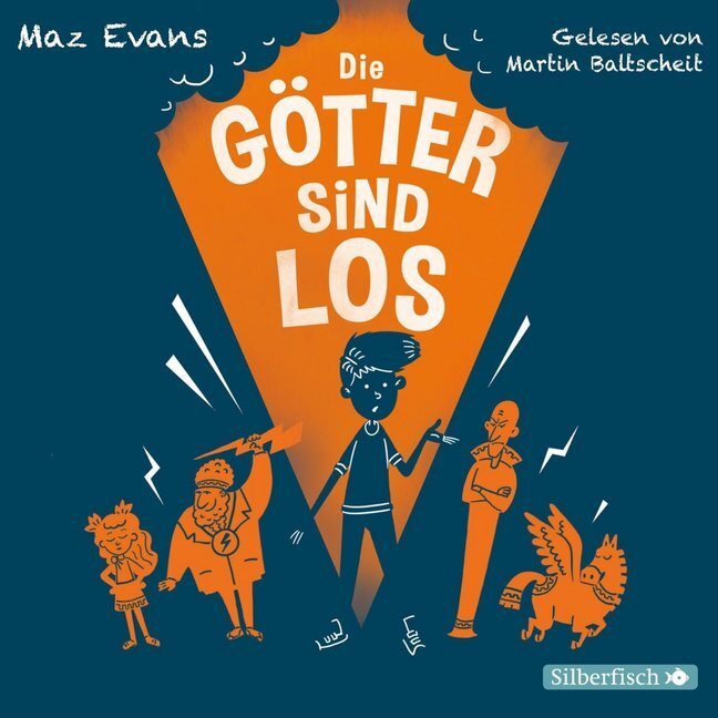 Cover: 9783867423342 | Die Götter sind los, 4 Audio-CD | 4 CDs | Maz Evans | Audio-CD | 2017