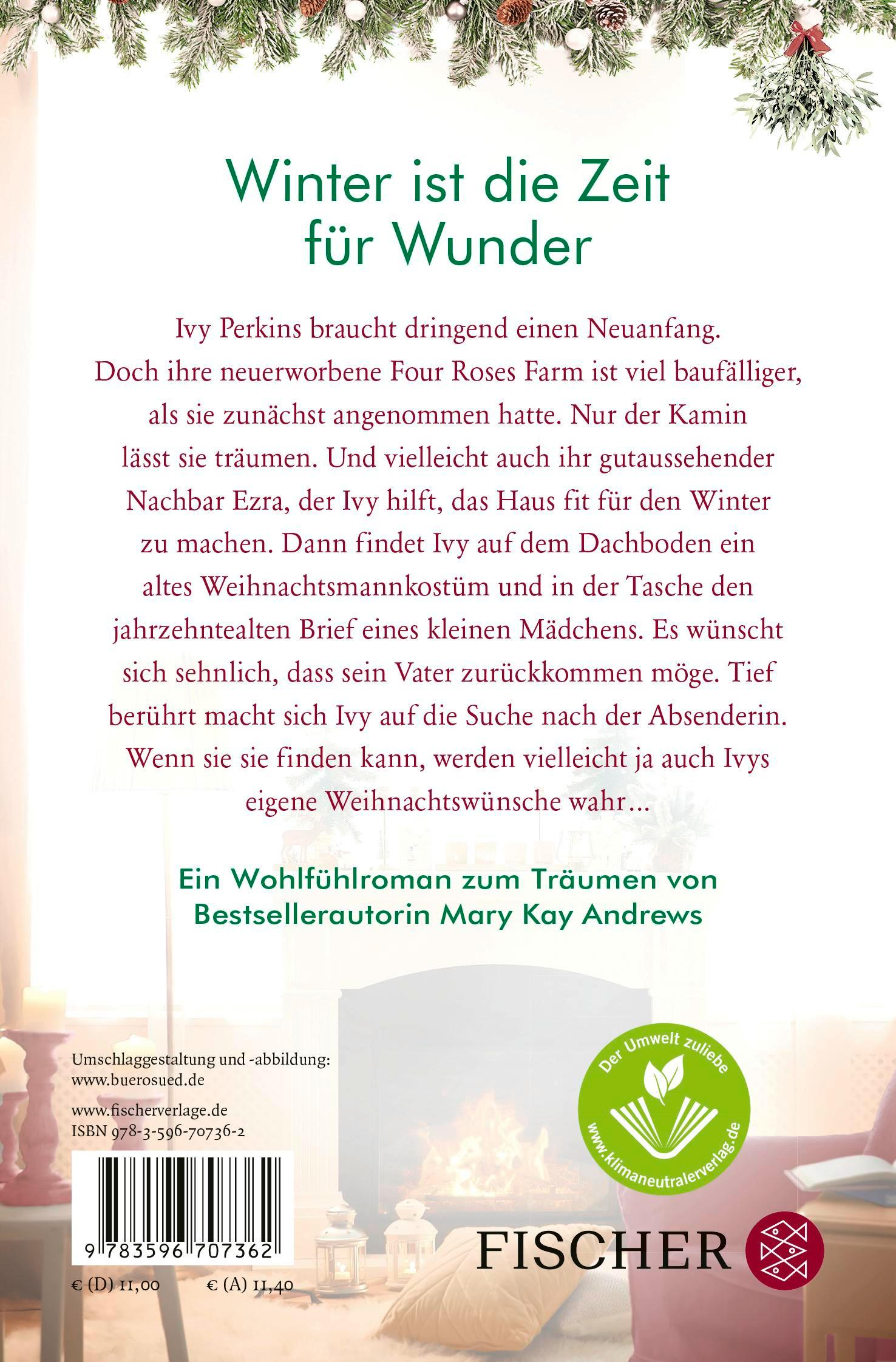 Rückseite: 9783596707362 | Winterträume am Kamin | Mary Kay Andrews | Taschenbuch | 218 S. | 2022