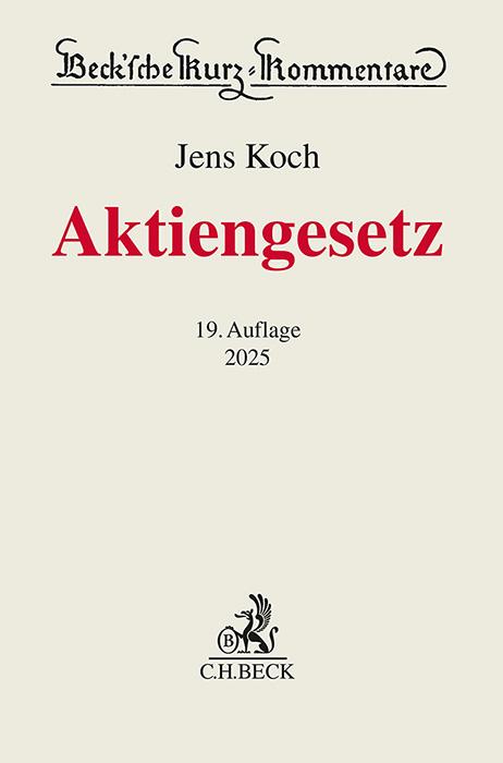 Cover: 9783406828485 | Aktiengesetz | Uwe Hüffer (u. a.) | Buch | Beck Kurzkommentare | LV