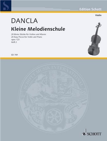 Cover: 9790001031899 | Kleine Melodien-Schule | Charles Dancla | Buch | 24 S. | Deutsch