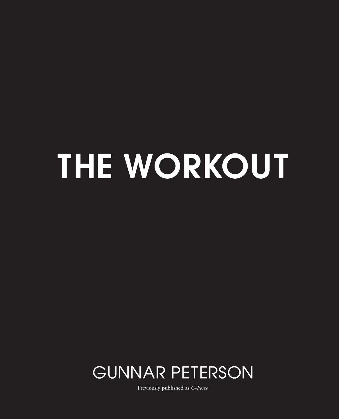 Cover: 9780060738068 | Workout, The | Gunnar Peterson | Taschenbuch | Kartoniert / Broschiert