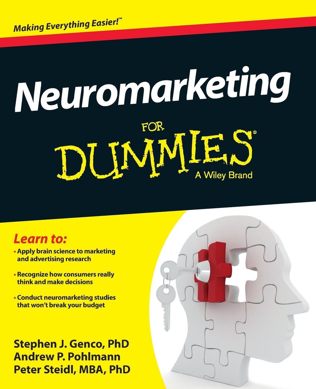 Cover: 9781118518588 | Neuromarketing for Dummies | Stephen J Genco (u. a.) | Taschenbuch