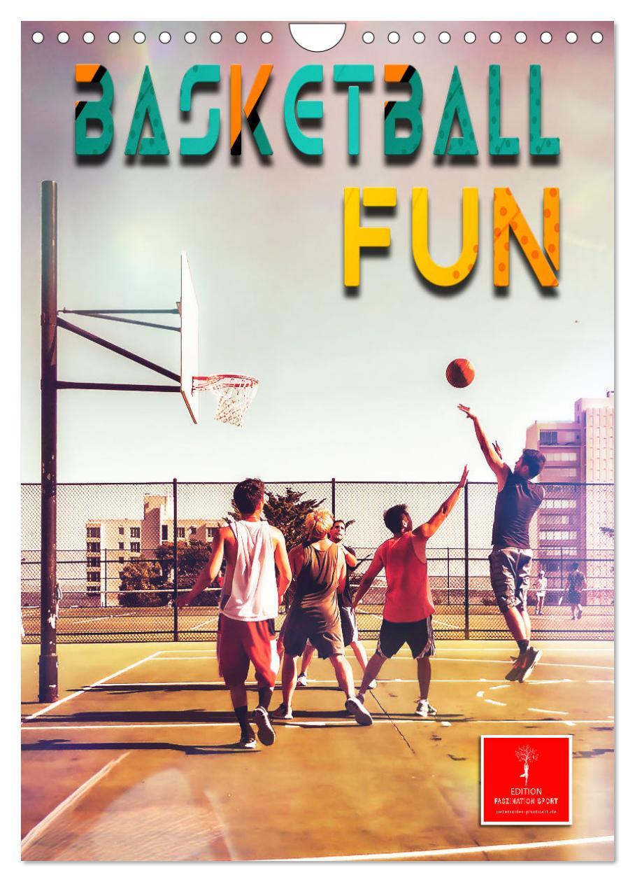 Cover: 9783435910014 | Basketball Fun (Wandkalender 2025 DIN A4 hoch), CALVENDO...