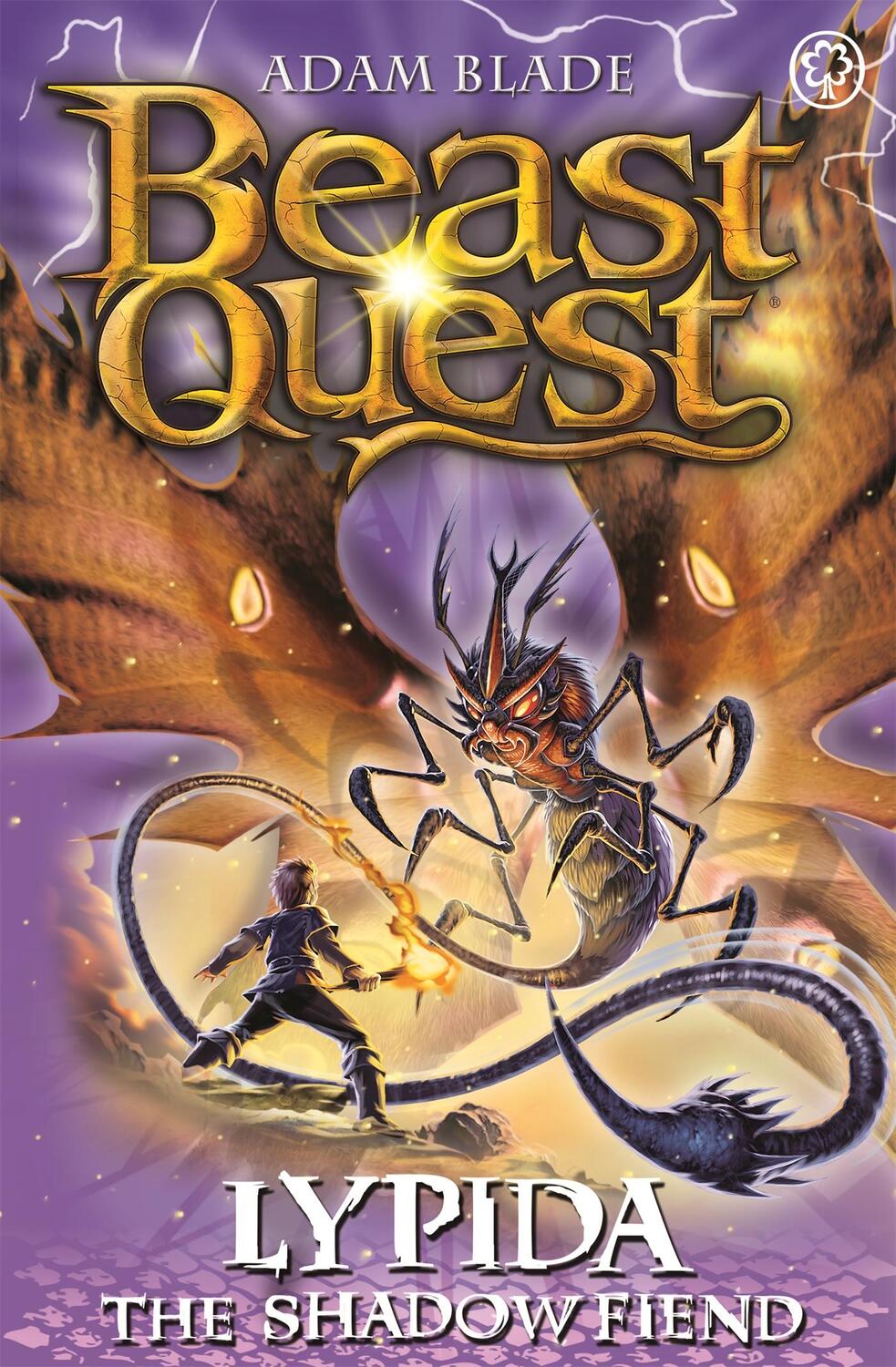 Cover: 9781408343333 | Beast Quest: Lypida the Shadow Fiend | Series 21 Book 4 | Adam Blade