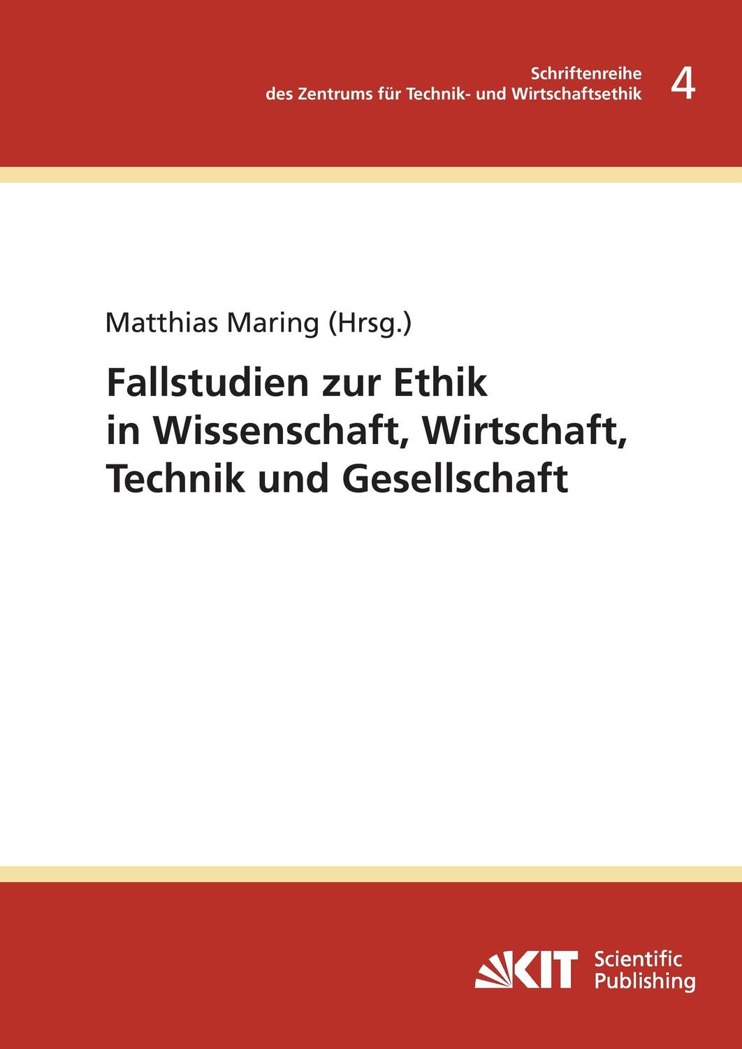 Cover: 9783866446083 | Fallstudien zur Ethik in Wissenschaft, Wirtschaft, Technik und...