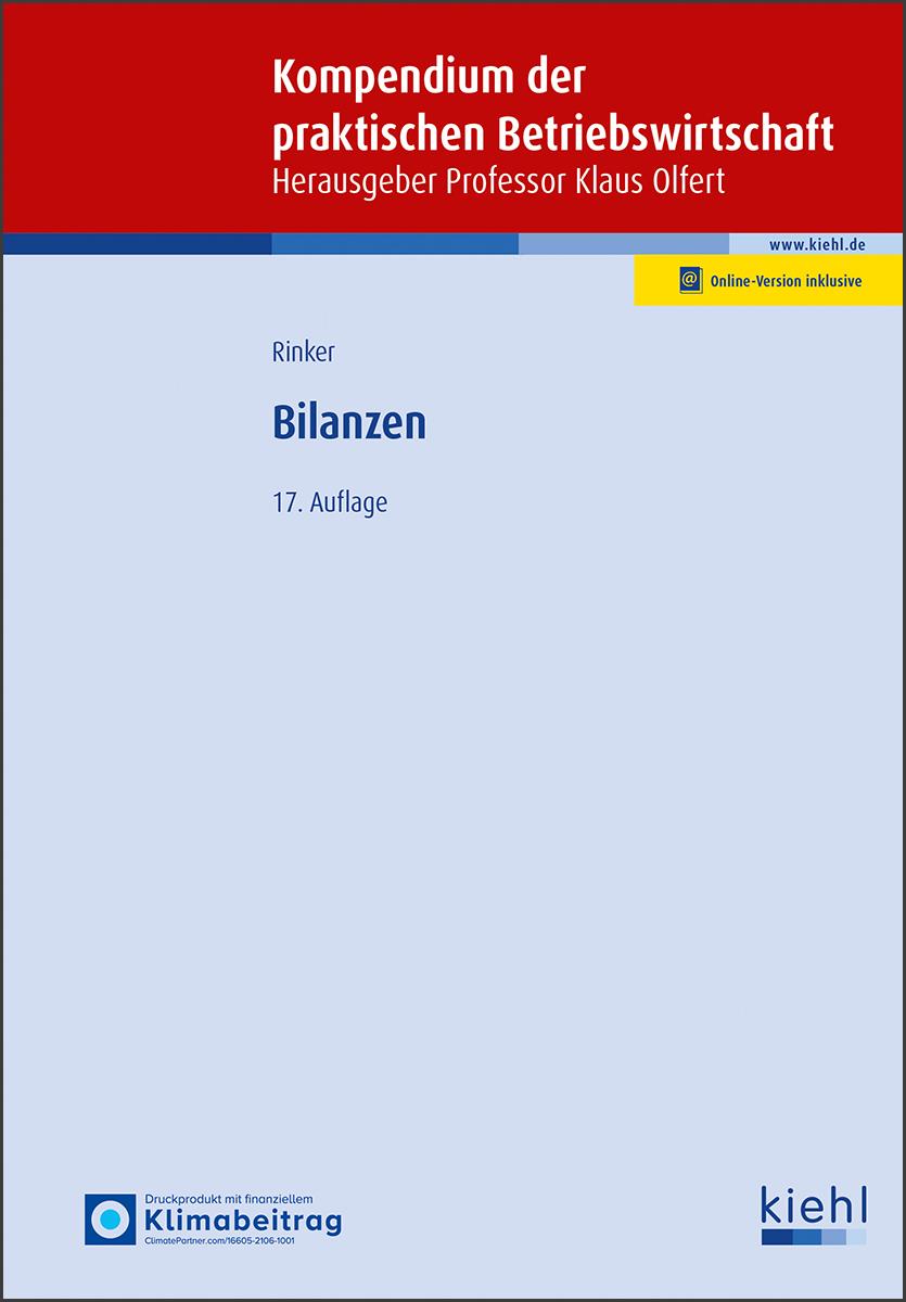 Cover: 9783470536880 | Bilanzen | Carola Rinker | Bundle | Online-Buch inklusive. | Deutsch