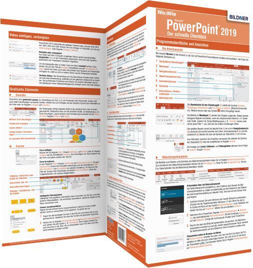 Cover: 9783832804343 | PowerPoint 2019 - der schnelle Überblick | Die Wo&amp;Wie Schnellübersicht