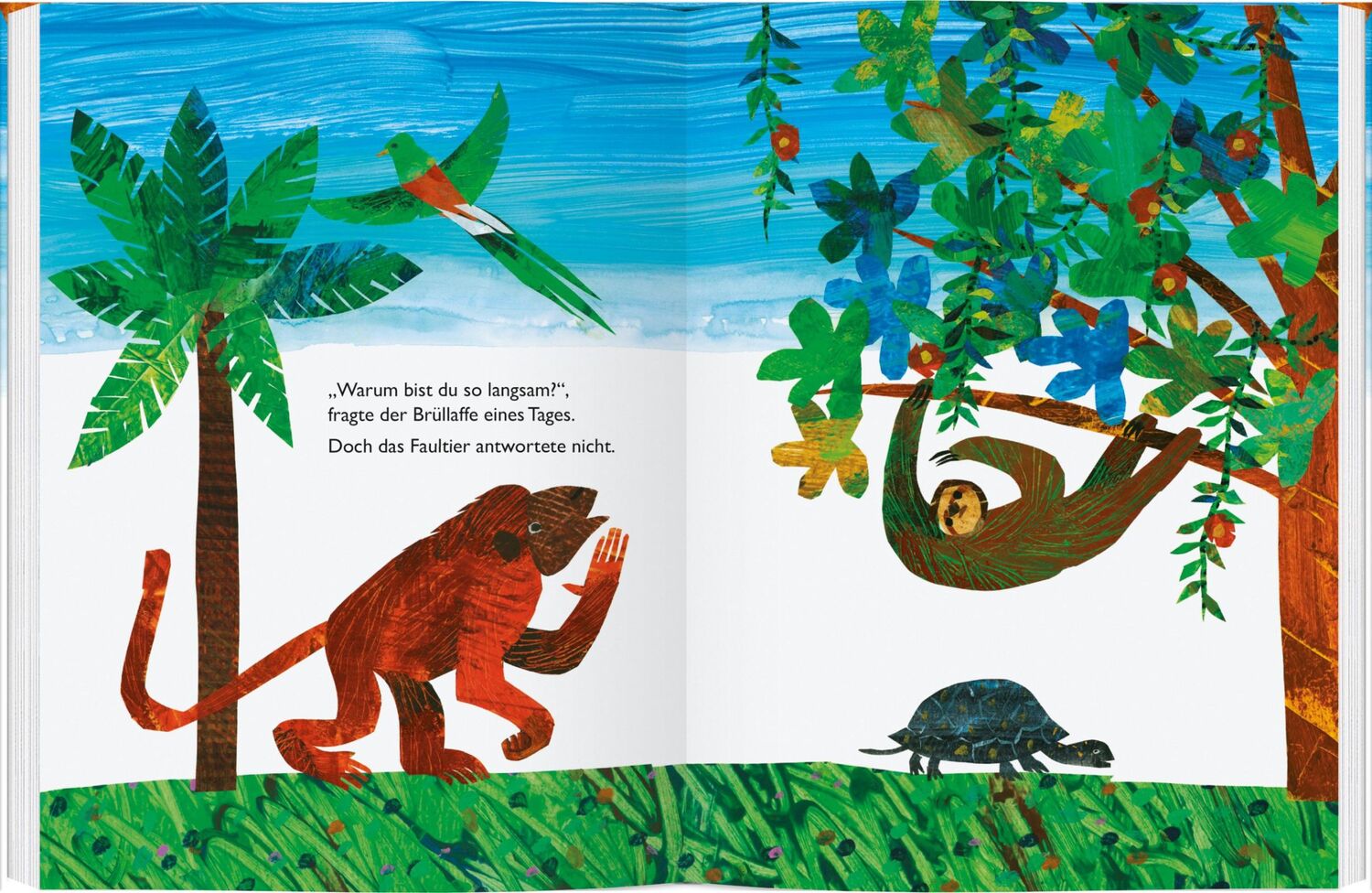 Bild: 9783836961318 | Ganz, ganz langsam, sagte das Faultier | Eric Carle Classic Edition